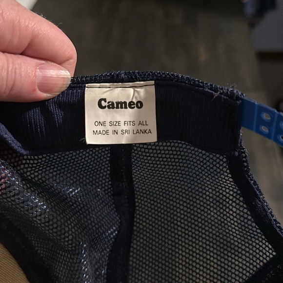 Vintage Cameo Holiday Palms R.V. Park Snap Back Trucker Hat - Picture 4 of 4